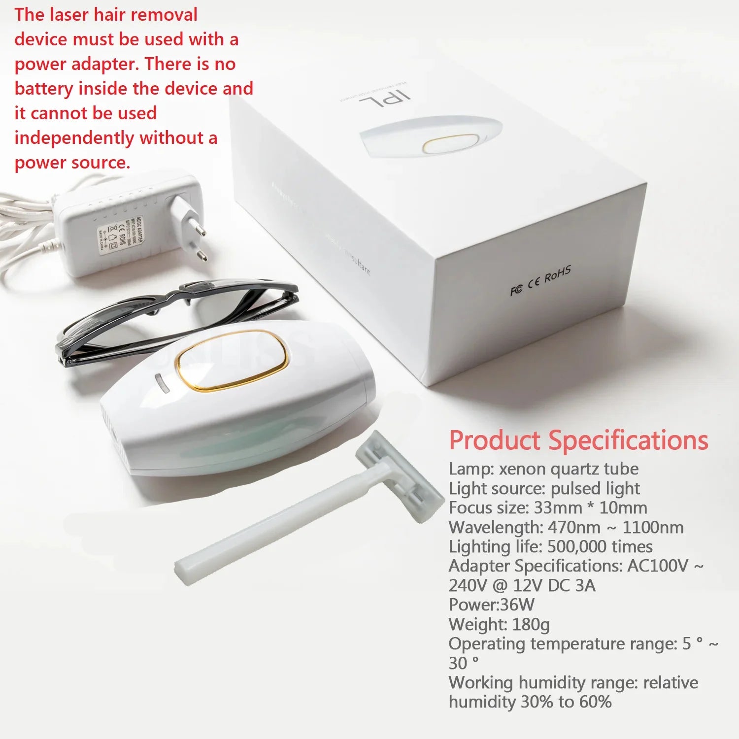 Épilateur Laser Professionnel Innovastyl™ – Technologie IPL nouvelle génération